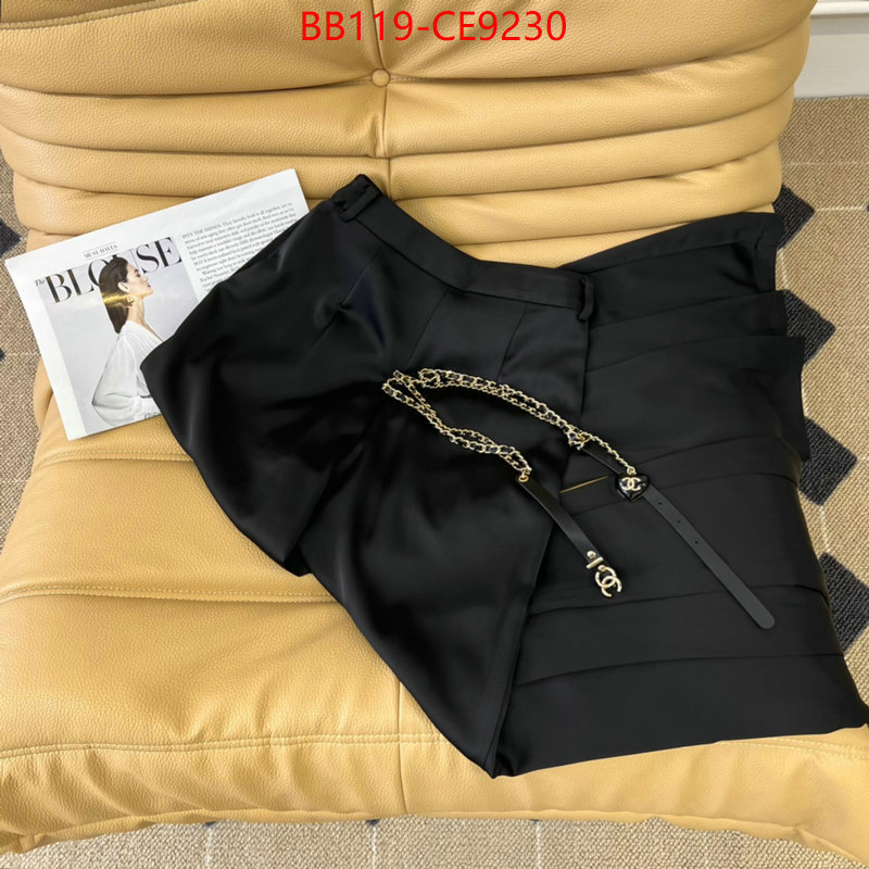 Clothing-Chanel,1:1 replica wholesale ID: CE9230,$: 119USD