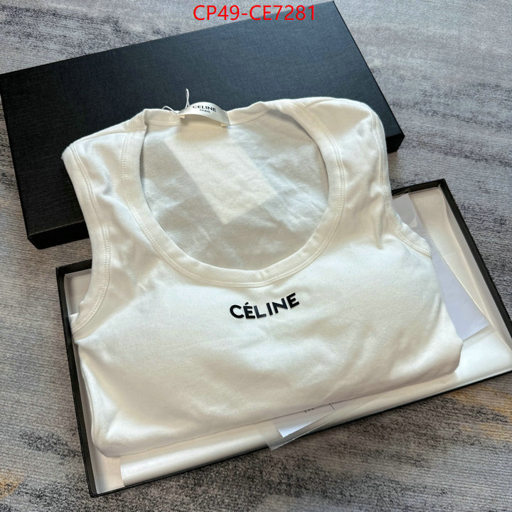 Clothing-Celine,top quality fake ID: CE7281,$: 49USD