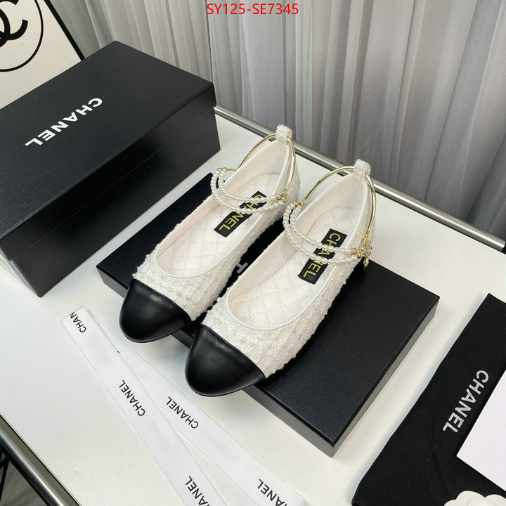 Women Shoes-Chanel,replica 1:1 ID: SE7345,$: 125USD