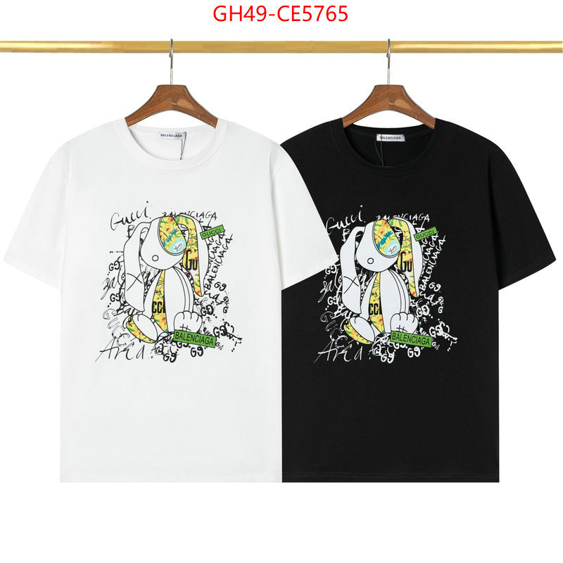 Clothing-Gucci,aaaaa replica designer ID: CE5765,$: 49USD