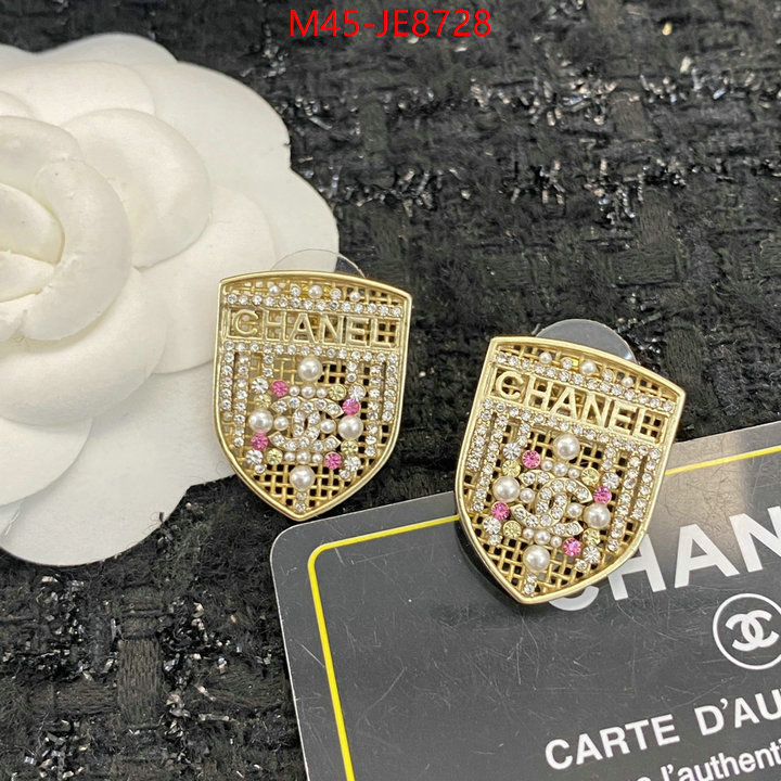 Jewelry-Chanel,replica 2023 perfect luxury ID: JE8728,$: 45USD