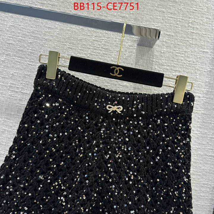 Clothing-Chanel,buy 2023 replica ID: CE7751,$: 115USD