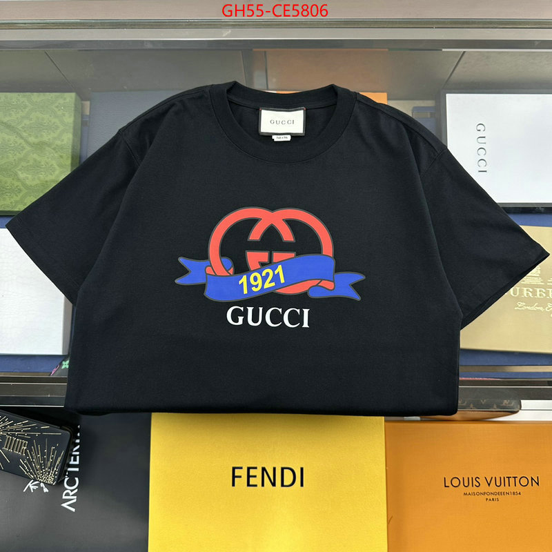 Clothing-Gucci,can you buy knockoff ID: CE5806,$: 55USD