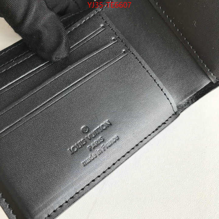 LV Bags(4A)-Wallet,top fake designer ID: TE6607,$: 35USD