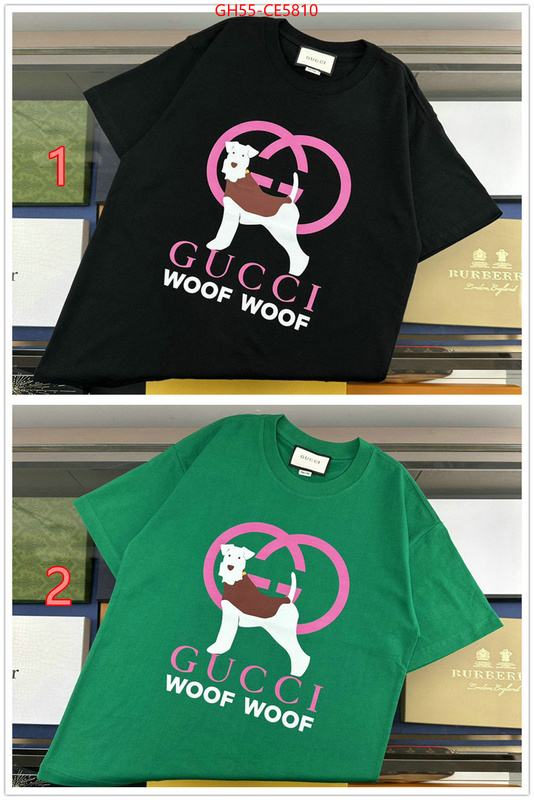 Clothing-Gucci,aaaaa quality replica ID: CE5810,$: 55USD