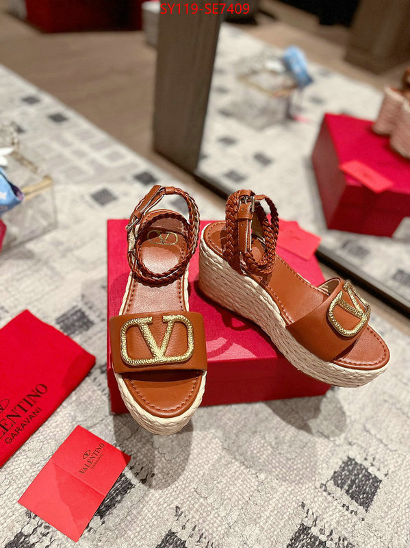 Women Shoes-Valentino,what is a counter quality ID: SE7409,$: 119USD