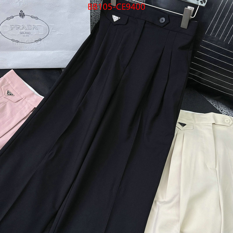 Clothing-Prada,replica aaaaa designer ID: CE9400,$: 105USD