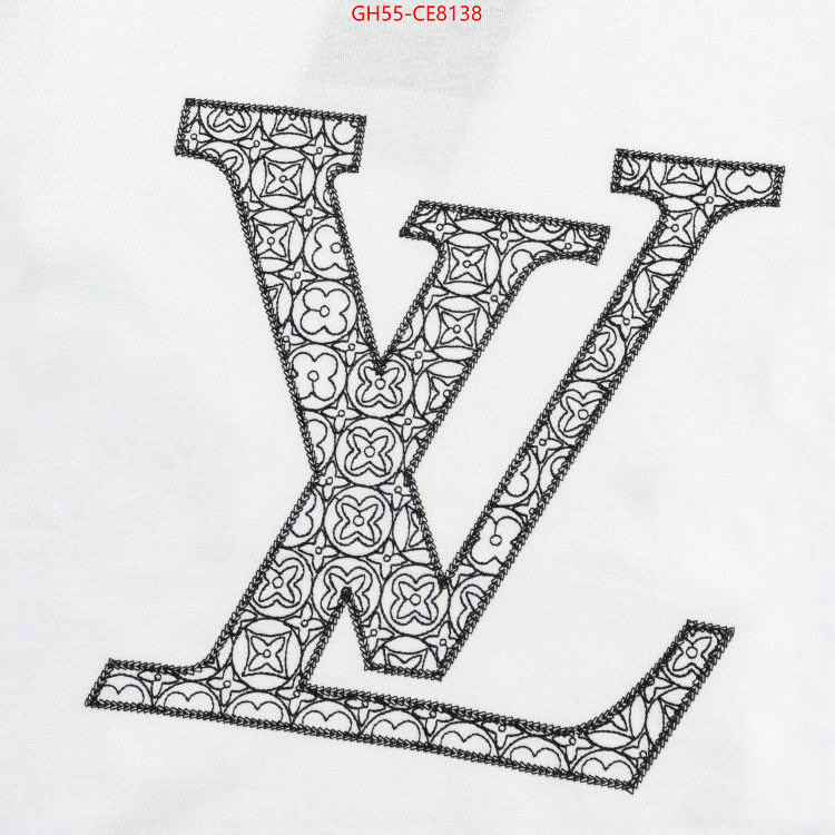 Clothing-LV,top perfect fake ID: CE8138,$: 55USD