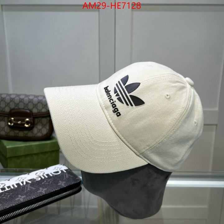 Cap (Hat)-Balenciaga,only sell high-quality ID: HE7128,$: 29USD