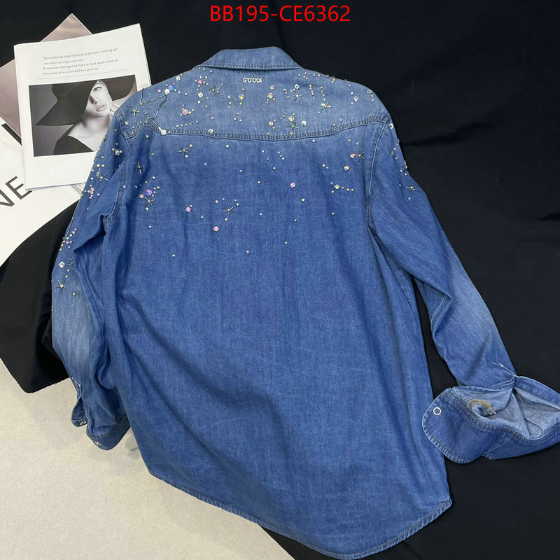 Clothing-Gucci,replica us ID: CE6362,$: 195USD