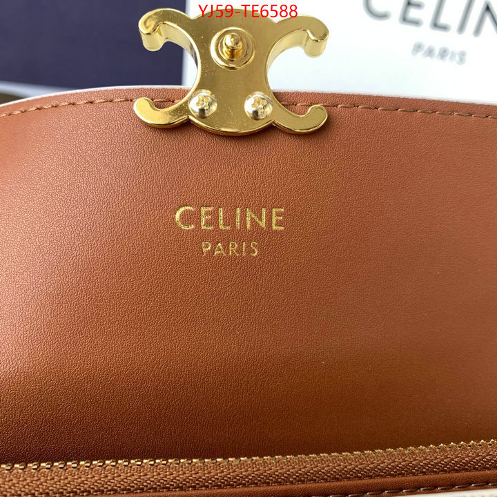 CELINE Bags(4A)-Wallet,2023 luxury replicas ID: TE6588,$: 59USD