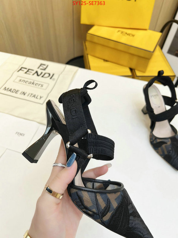 Women Shoes-Fendi,cheap high quality replica ID: SE7363,$: 125USD