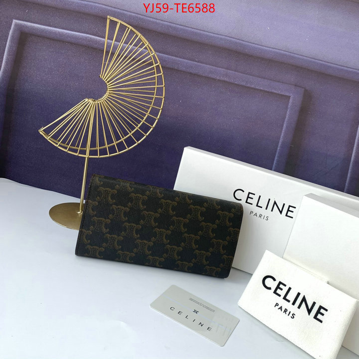 CELINE Bags(4A)-Wallet,2023 luxury replicas ID: TE6588,$: 59USD