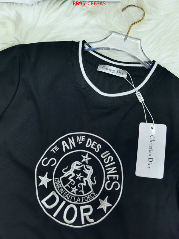Clothing-Dior,brand designer replica ID: CE6345,$: 95USD
