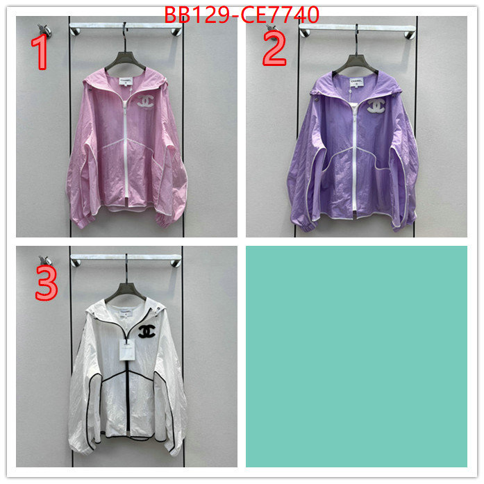 Clothing-Chanel,buy best quality replica ID: CE7740,$: 129USD