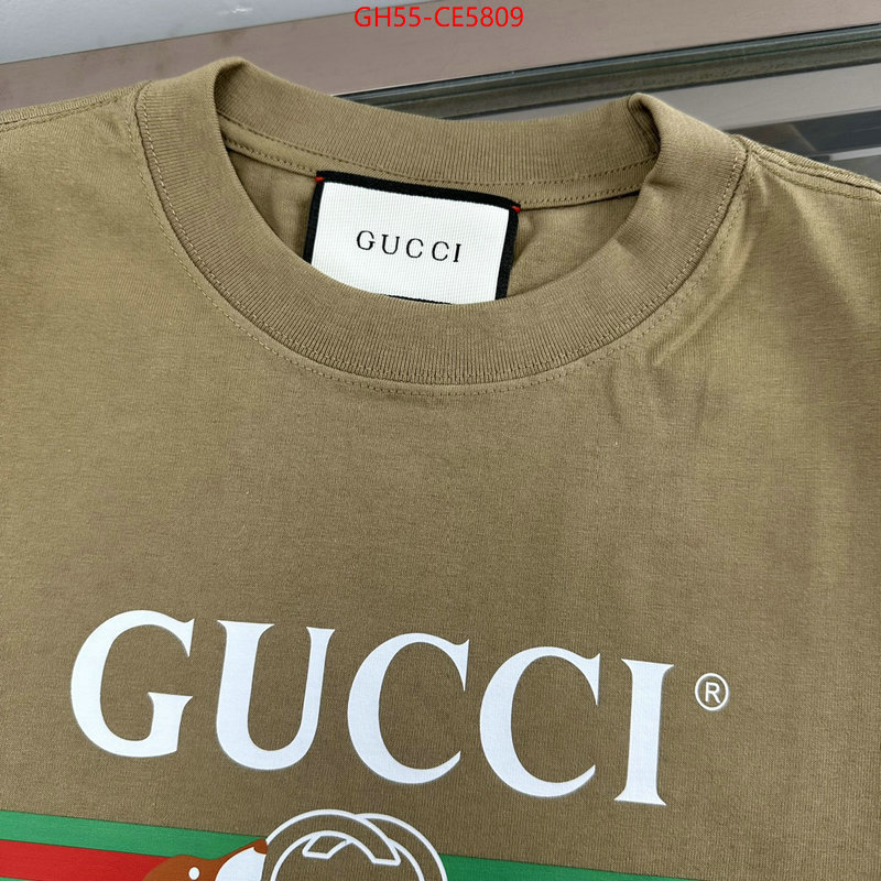 Clothing-Gucci,best wholesale replica ID: CE5809,$: 55USD