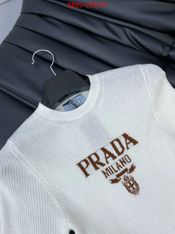 Clothing-Prada,2023 perfect replica designer ID: CE9397,$: 95USD