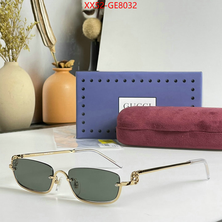 Glasses-Gucci,replica 2023 perfect luxury ID: GE8032,$: 52USD