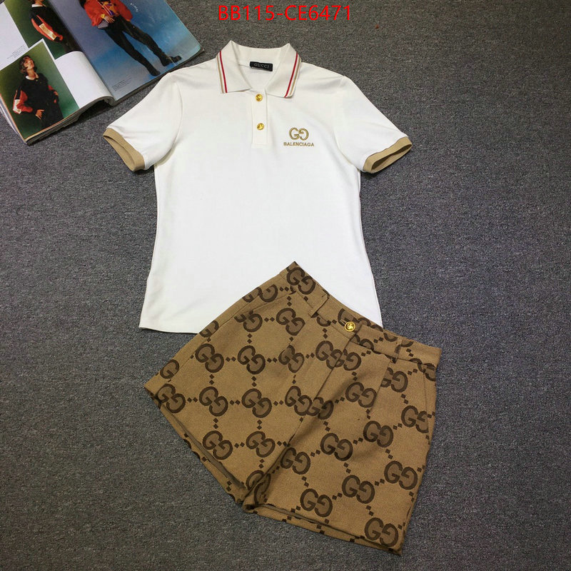 Clothing-Gucci,replica best ID: CE6471,$: 115USD