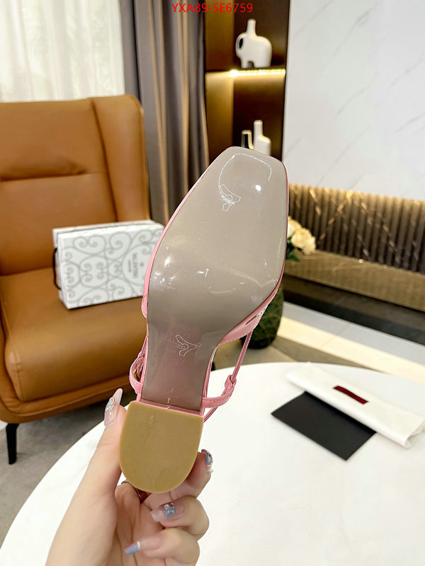 Women Shoes-Valentino,designer 1:1 replica ID: SE6759,$: 89USD
