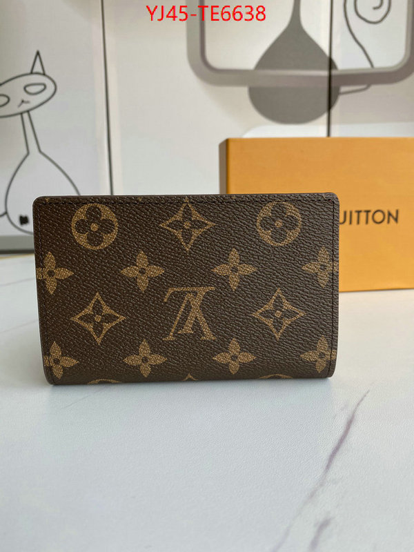 LV Bags(4A)-Wallet,best knockoff ID: TE6638,$: 45USD