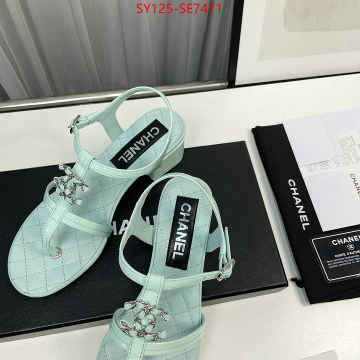 Women Shoes-Chanel,top fake designer ID: SE7471,$: 125USD