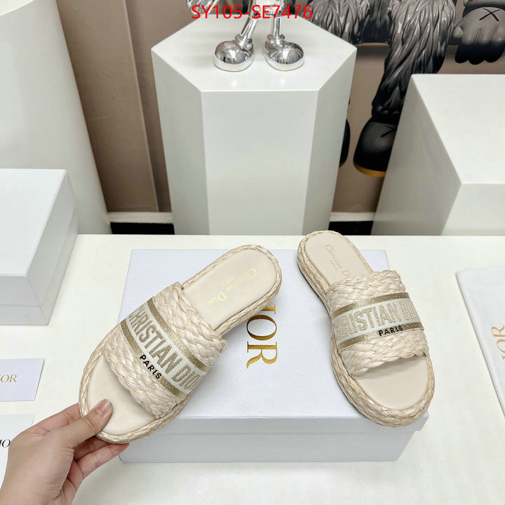 Women Shoes-Dior,replica aaaaa+ designer ID: SE7476,$: 105USD