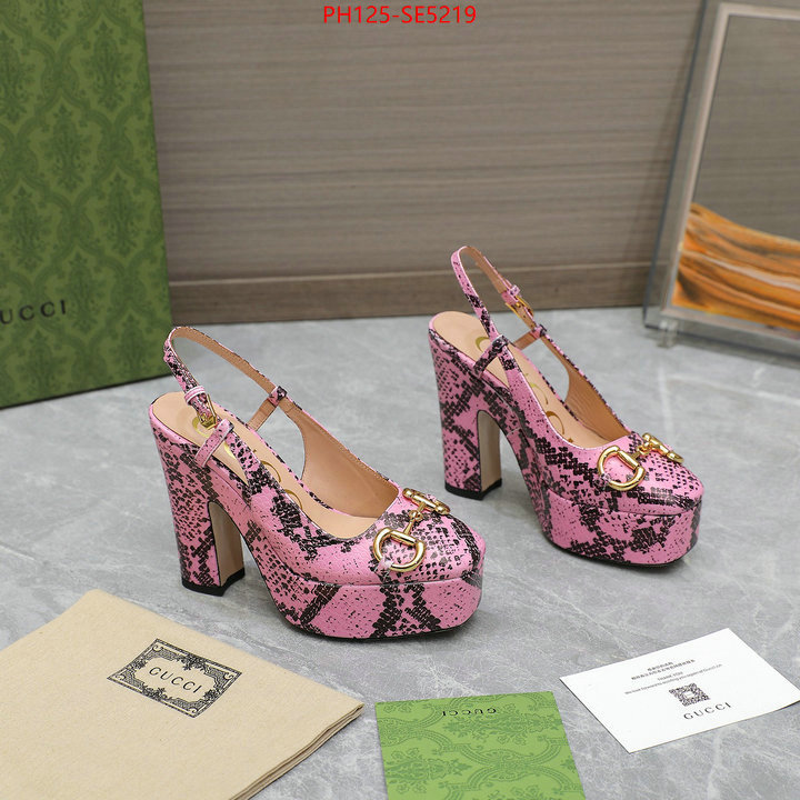 Women Shoes-Gucci,replica 1:1 high quality ID: SE5219,$: 125USD