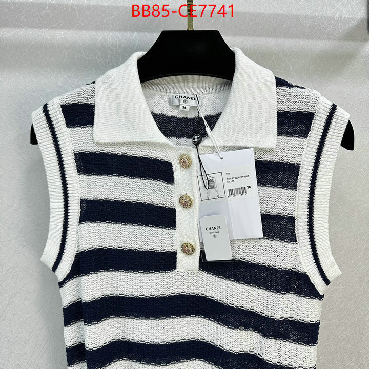 Clothing-Chanel,knockoff highest quality ID: CE7741,$: 85USD