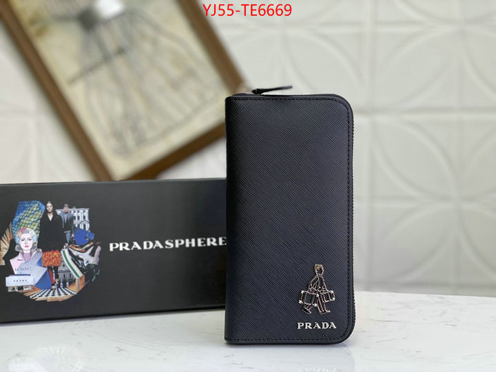 Prada Bags(4A)-Wallet,is it ok to buy replica ID: TE6669,$: 55USD