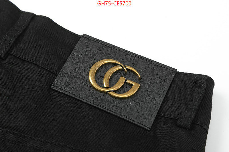 Clothing-Gucci,replica designer ID: CE5700,$: 75USD