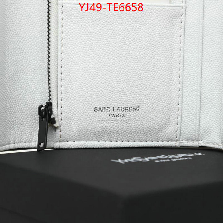 YSL Bag(4A)-Wallet-,outlet 1:1 replica ID: TE6658,$: 49USD