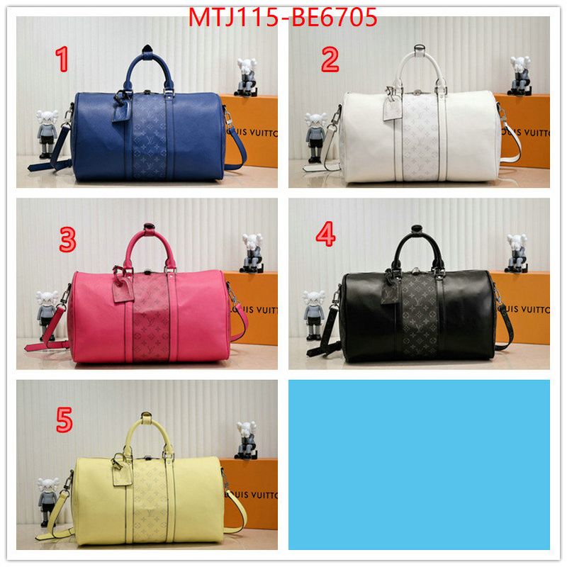 LV Bags(4A)-Keepall BandouliRe 45-50-,7 star replica ID: BE6705,$: 115USD