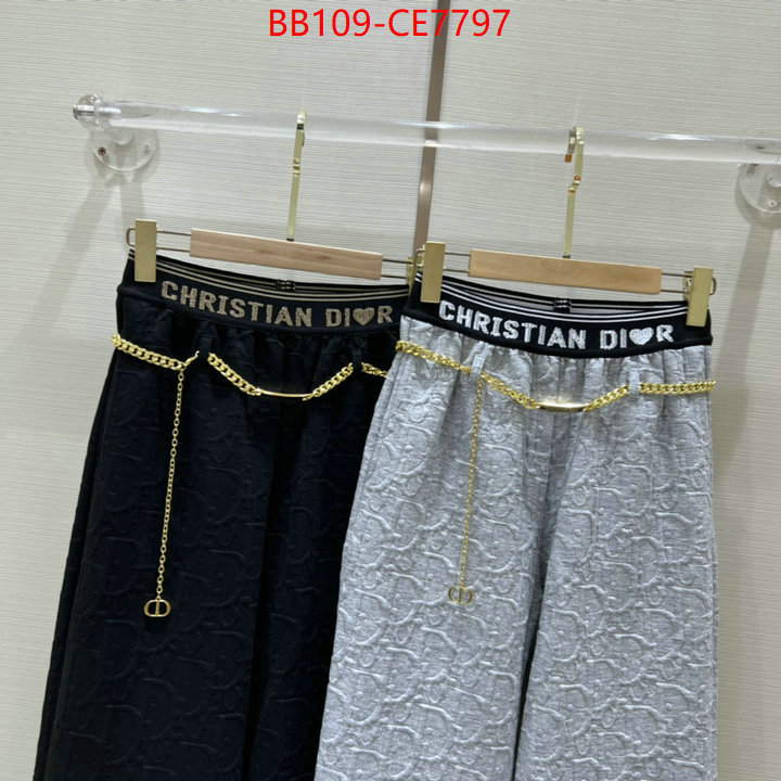 Clothing-Dior,replica wholesale ID: CE7797,$: 109USD