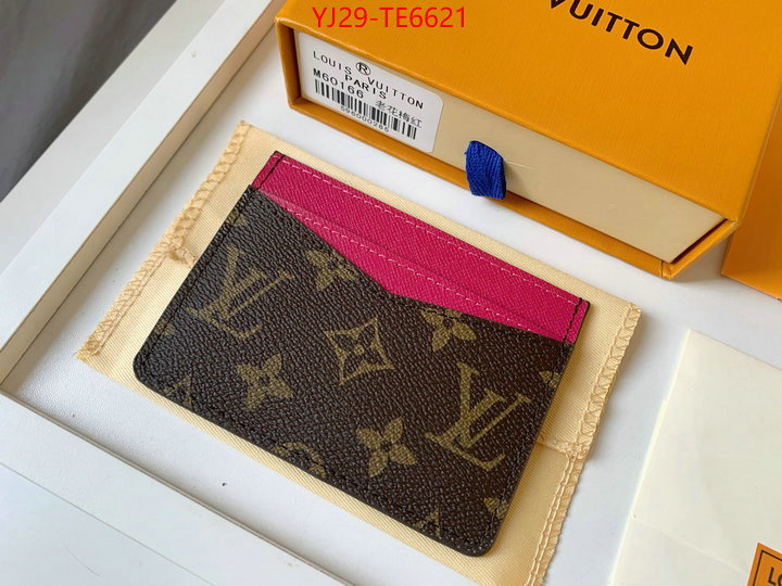 LV Bags(4A)-Wallet,sale outlet online ID: TE6621,$: 29USD