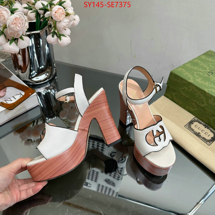 Women Shoes-Gucci,aaaaa replica designer ID: SE7375,$: 145USD