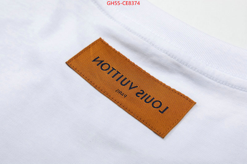 Clothing-LV,designer wholesale replica ID: CE8374,$: 55USD
