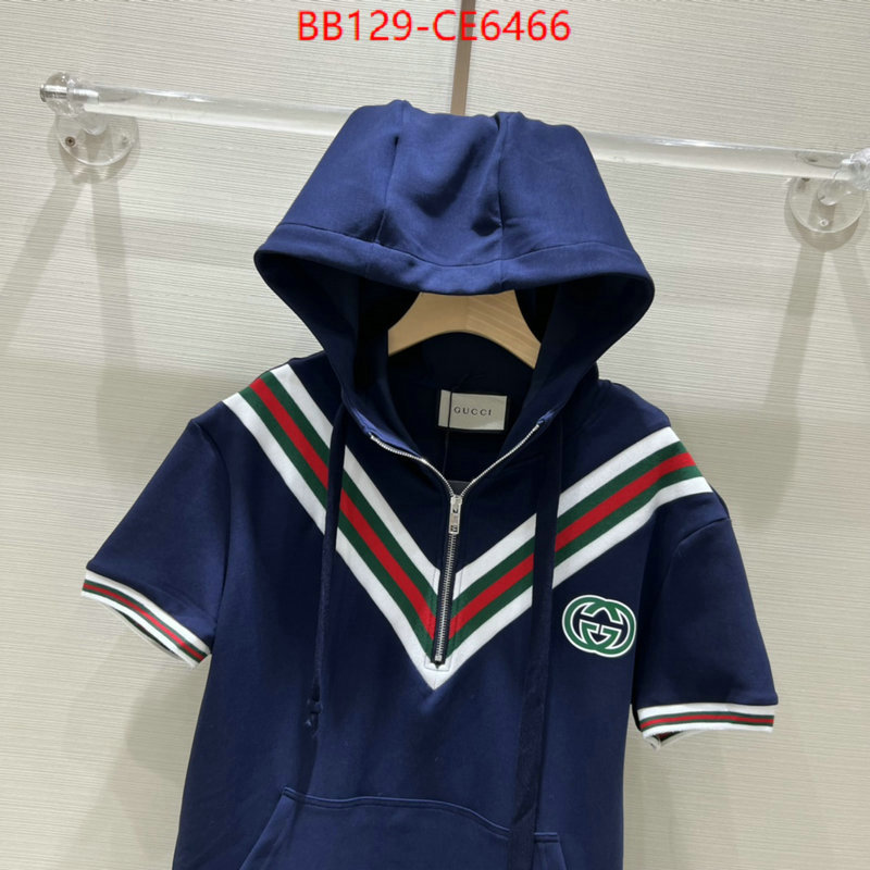 Clothing-Gucci,knockoff ID: CE6466,$: 129USD