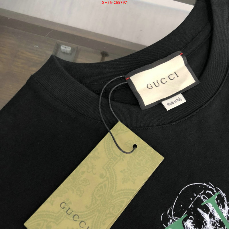 Clothing-Gucci,luxury ID: CE5797,$: 55USD