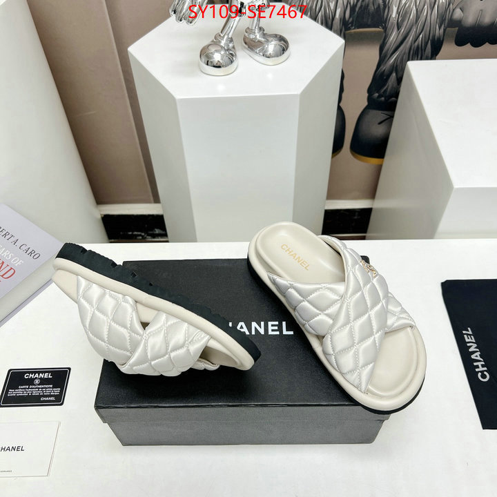 Women Shoes-Chanel,where quality designer replica ID: SE7467,$: 109USD