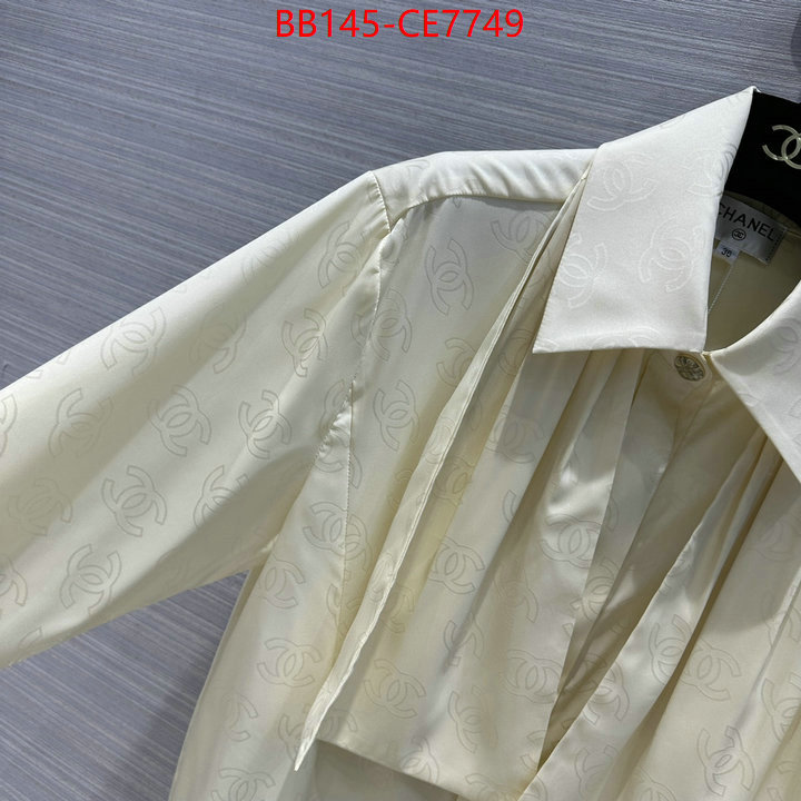 Clothing-Chanel,2023 aaaaa replica 1st copy ID: CE7749,$: 145USD