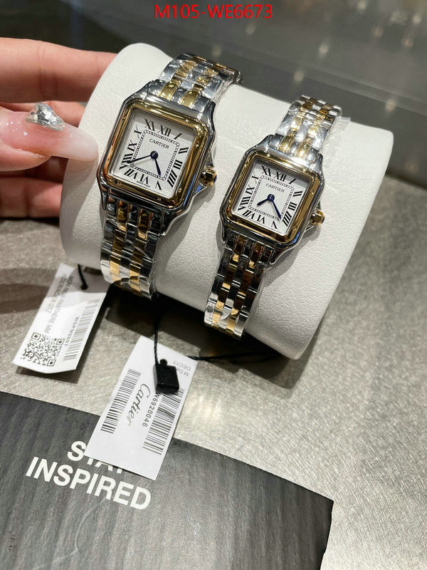 Watch(4A)-Cartier,fashion ID: WE6673,$: 105USD