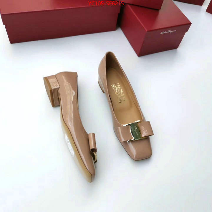 Women Shoes-Ferragamo,replica 1:1 high quality ID: SE6215,$: 105USD