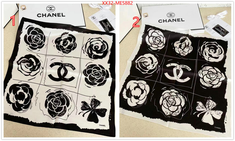 Scarf-Chanel,designer ID: ME5882,$: 32USD