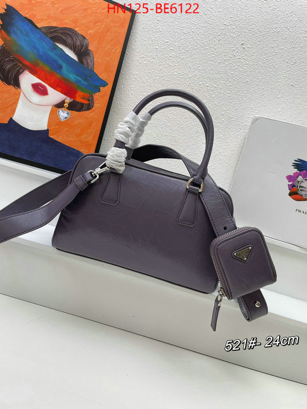 Prada Bags(4A)-Handbag-,good quality replica ID: BE6122,$: 125USD