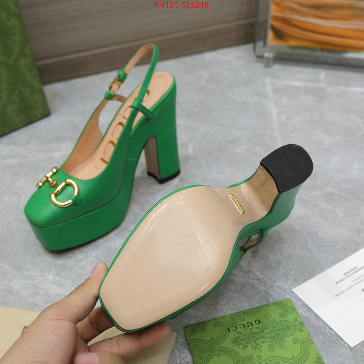 Women Shoes-Gucci,fashion replica ID: SE5218,$: 125USD