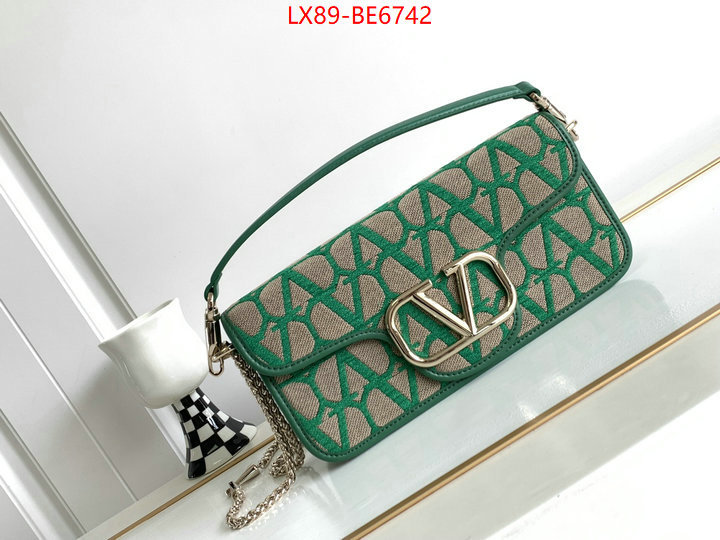 Valentino Bags(4A)-LOC-V Logo ,shop designer ID: BE6742,$: 89USD