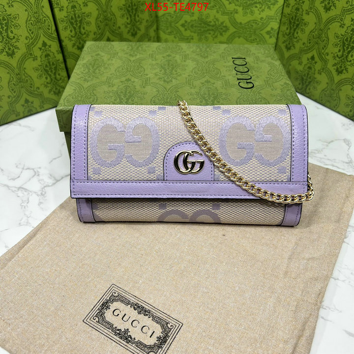 Gucci Bags(4A)-Wallet-,shop cheap high quality 1:1 replica ID: TE4797,$: 55USD