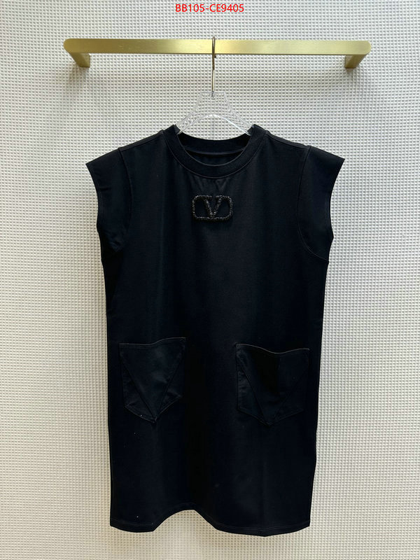 Clothing-Valentino,replica sale online ID: CE9405,$: 105USD