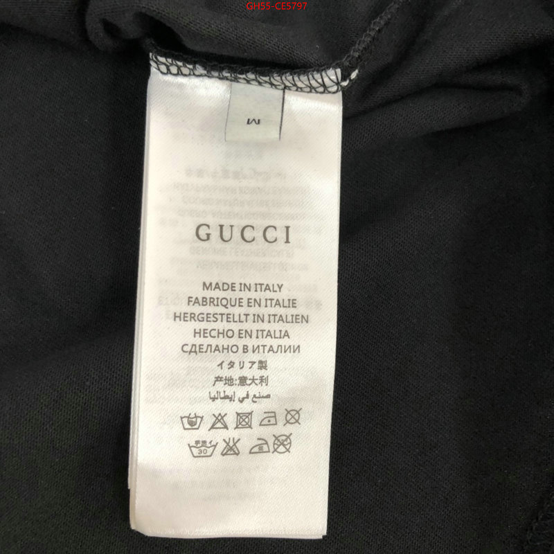 Clothing-Gucci,luxury ID: CE5797,$: 55USD